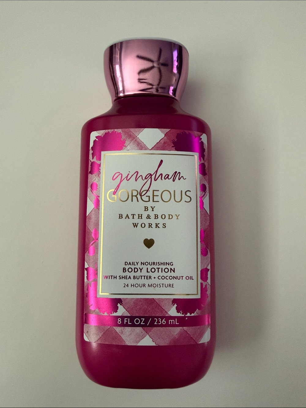 Bath & Body Works Gingham Gorgeous Daily Nourishing Body Lotion NEW 8 FL OZ